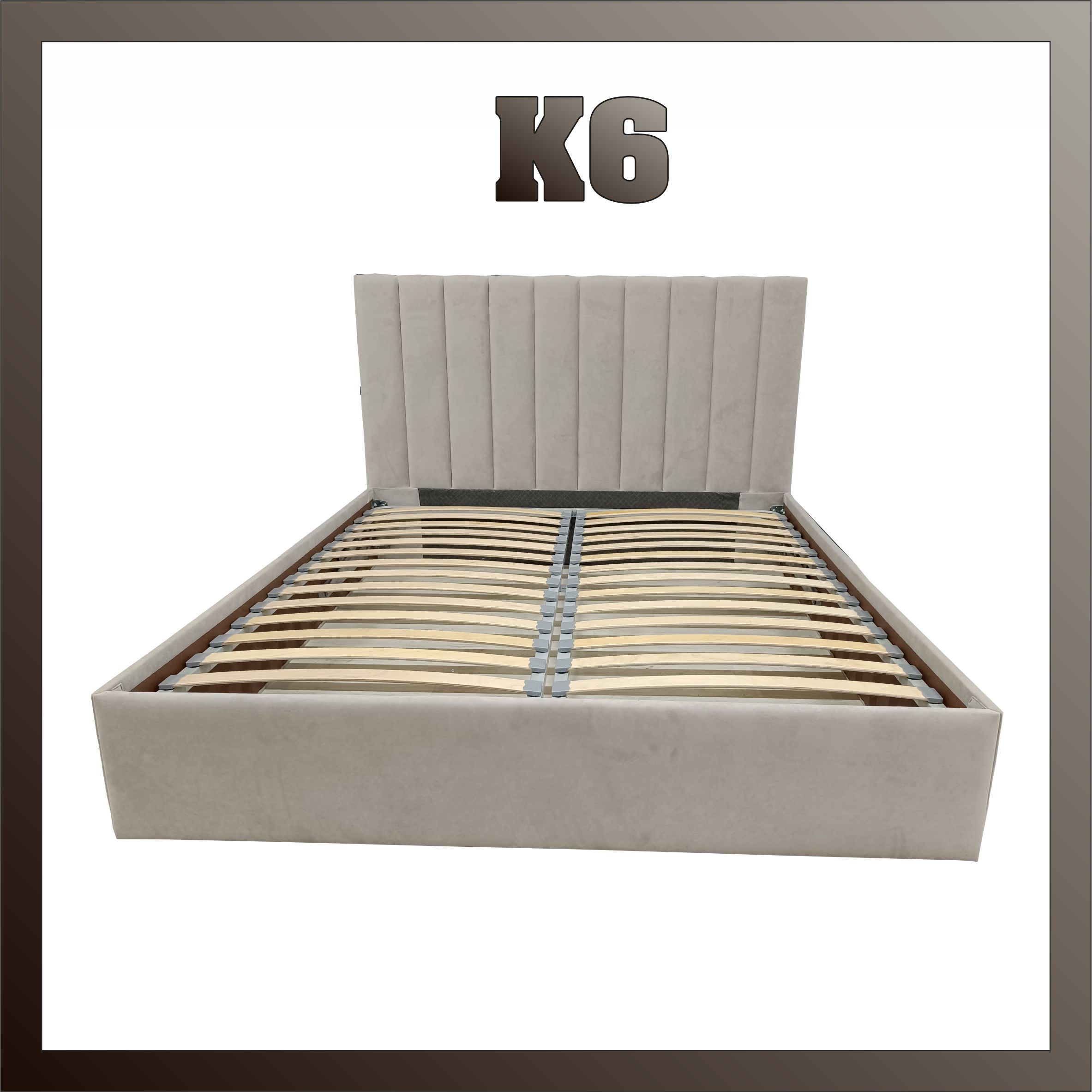Кровать K6 (бюджетный) с подъемным механизмом