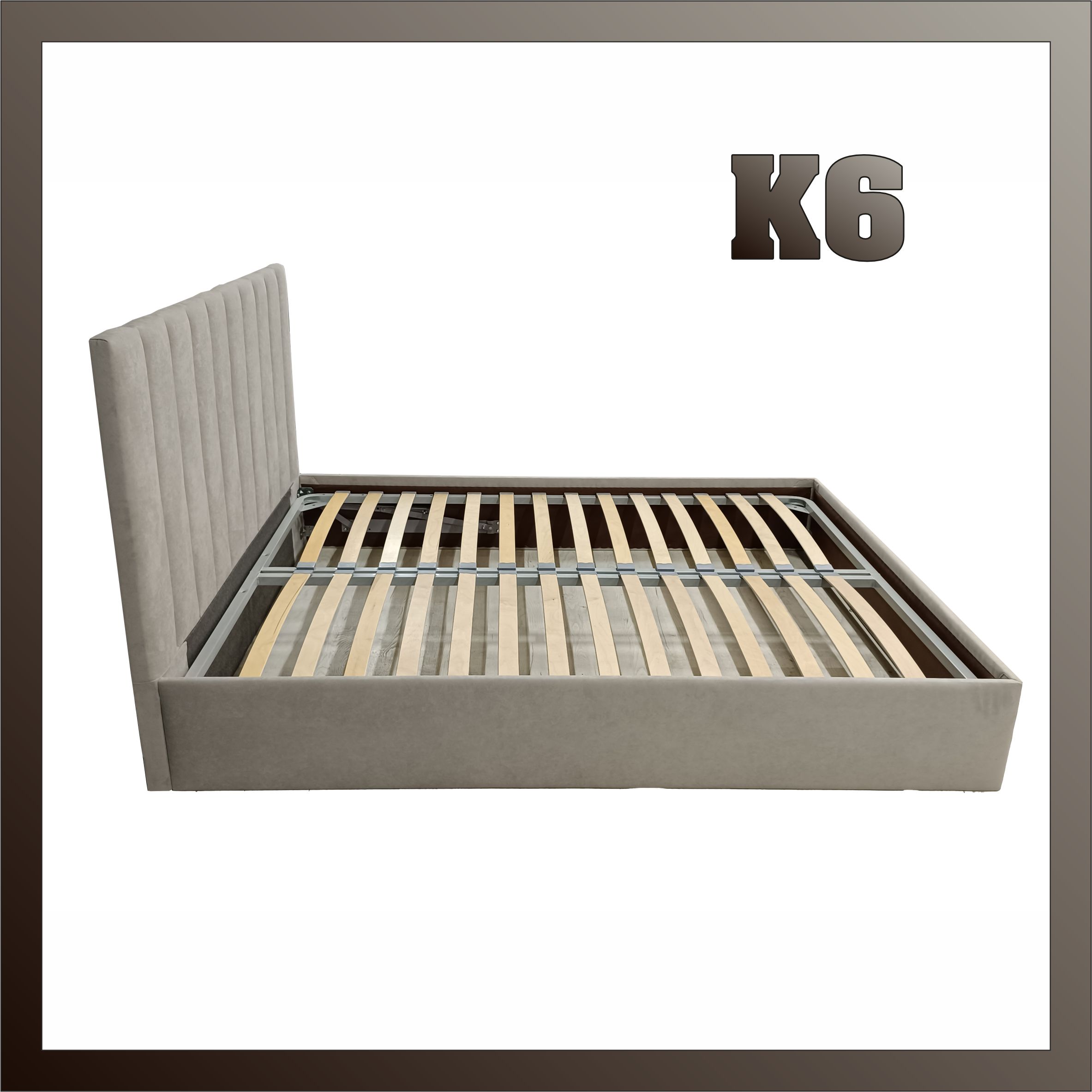 Кровать K6 (бюджетный) с подъемным механизмом